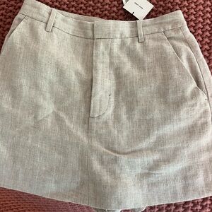 Zara Light Beige Women's Skort